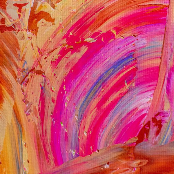 Tran Tuan Abstract Boat of Light 2021 120 x 100 x 5 cm Acrylic on Canvas Painting Detail s (19)