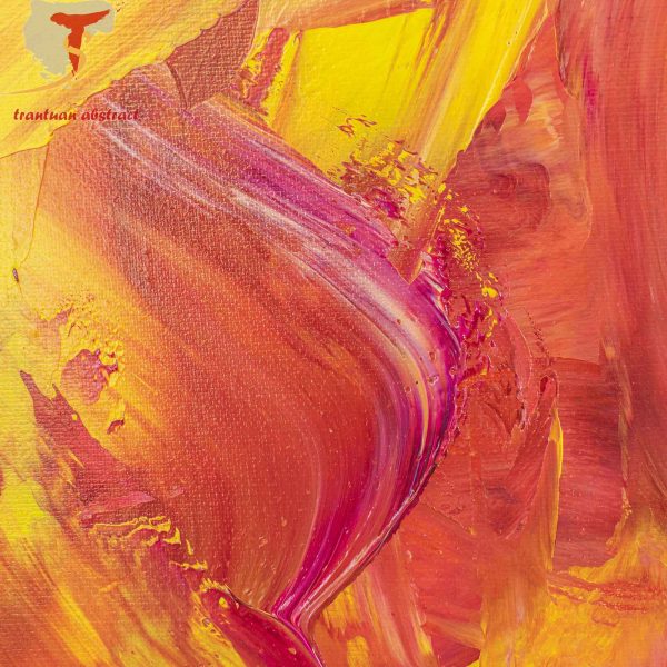 Tran Tuan Abstract Love Passionately 2022 120 x 100 x 5 cm Acrylic on Canvas Painting Detail s (9)
